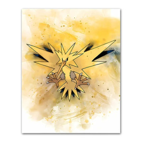 Kit de peinture par numero - Electhor Aquarelle : Puissance Électrique