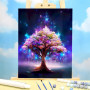 Kit de peinture par numero - Arbre de Vie Stellaire