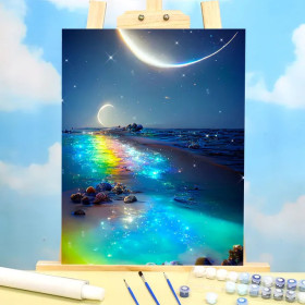 Rivage Lunaire Arc-en-Ciel