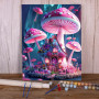 Kit de peinture par numero - Maison Champignon Magique