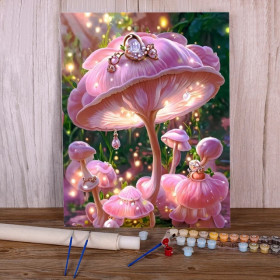 Champignon Rose Féérique
