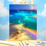 Kit de peinture par numero - Océan Arc-en-Ciel Lunaire