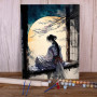 Kit de peinture par numero - Geisha à la Fenêtre Nocturne