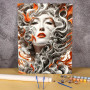 Kit de peinture par numero - L'Âme de Feu : Portrait aux Volutes