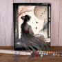 Kit de peinture par numero - Geisha Contemplant la Lune