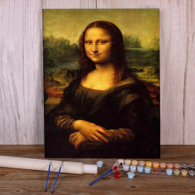 Kit de peinture par numero - La Joconde : Mona Lisa