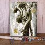 Kit de peinture par numero - Étreinte Éternelle : La Danse des Amoureux