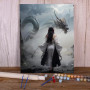 Kit de peinture par numero - Danse des Dragons