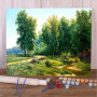 Kit de peinture par numero - Clairière Enchantée et Sentier Fleuri