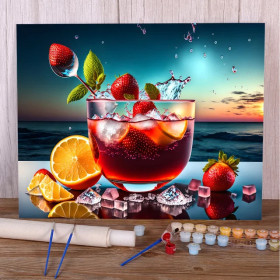 Kit de peinture par numero - Sangria Divine