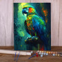 Kit de peinture par numero - Perroquet Arc-en-Ciel