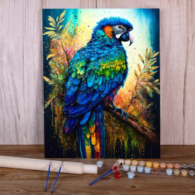 Kit de peinture par numero - Ara Galactique