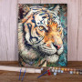 Kit de peinture par numero - Portrait de Tigre Pop Art Expressif