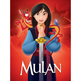 Kit de peinture par numero - Mulan, Mushu et Cri-Kee
