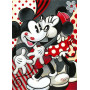 Kit de peinture par numero - Mickey et Minnie Baisers Pop Art