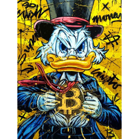 Kit de peinture par numero - Picsou Super Héros du Bitcoin