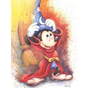 Kit de peinture par numero - Mickey l'Apprenti Sorcier