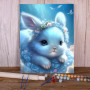Kit de peinture par numero - Lapin Féerique dans les Nuages