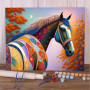 Kit de peinture par numero - Azala la Jument aux Mille Couleurs