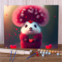 Kit de peinture par numero - Agapanthe la Hérissonne Amoureuse