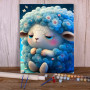 Kit de peinture par numero - Nubécule le Petit Nuage Câlin