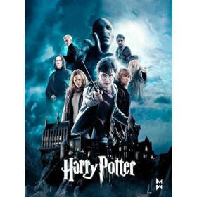 Kit de peinture par numero - Harry Potter : L'Affrontement Final à Poudlard