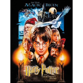 Kit de peinture par numero - Harry Potter à l'École des Sorciers : L'Affiche des Débuts