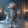 Kit de peinture par numero - Dobby l'Elfe Libre et sa Chaussette