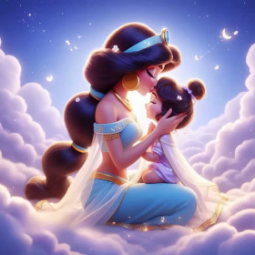 Kit de peinture par numero - Jasmine Rêve d'Agrabah