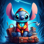 Kit de peinture par numero - Stitch Apprenti Sorcier