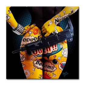 Kit de peinture par numero - Pop Art Comics Urbain