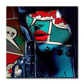 Kit de peinture par numero - Film Noir Pop Art