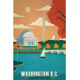 Kit de peinture par numero - Washington D.C. : L'Éclat de la Capitale