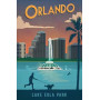 Kit de peinture par numero - Orlando : Lake Eola Park (Affiche Vintage)