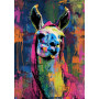 Kit de peinture par numero - Lama Graffiti Néon