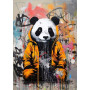 Kit de peinture par numero - Panda Urbain Graffiti