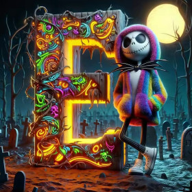 Kit de peinture par numero - Jack Style Arc-en-ciel