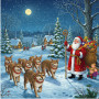 Kit de peinture par numero - La Tournée Magique du Père Noël