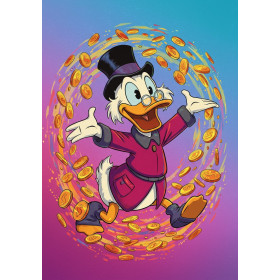 Kit de peinture par numero - Picsou et son Trésor Doré | Kit d'Art Disney