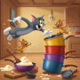 Kit de peinture par numero - Tom et Jerry La Course-Poursuite en Cuisine