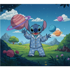 Stitch en Pyjama Galactique
