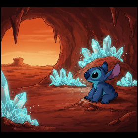Stitch : La Grotte aux Cristaux