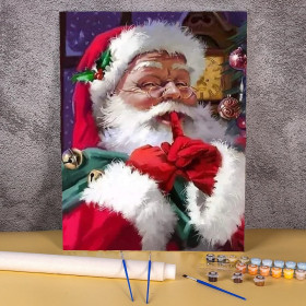 Kit de peinture par numero - Le Secret du Père Noël