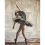 Kit de peinture par numero - Ballerine Le Cygne Noir