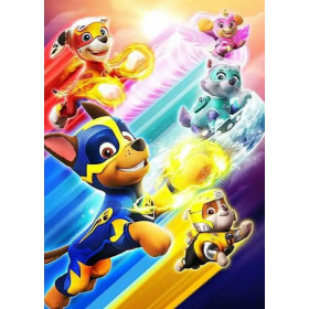 Kit de peinture par numero - L'Escouade des Super-Chiots