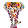 Kit de peinture par numero - Éléphant Mandala Floral