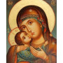 Kit de peinture par numero - Vierge à l'Enfant Icône Sacrée
