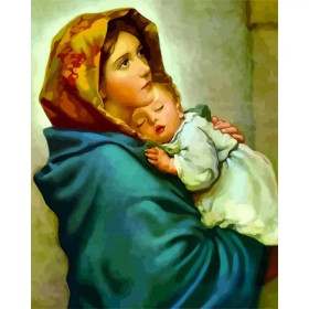 Kit de peinture par numero - Vierge Marie Douceur Maternelle