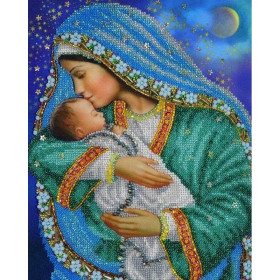 Kit de peinture par numero - Vierge Marie Tendresse Céleste