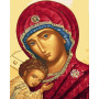 Kit de peinture par numero - Icône de la Vierge Tendresse Éternelle